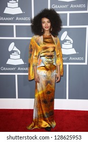 Esperanza Spalding At The 55th Annual GRAMMY Awards, Staples Center, Los Angeles, CA 02-10-13