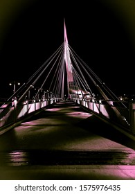 Esplanade Riel In Black And White. 