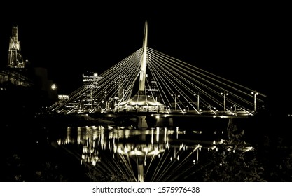 Esplanade Riel In Black And White. 