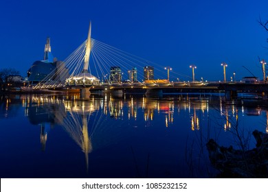 The Esplanade Riel In The Early Morning Blue Hour