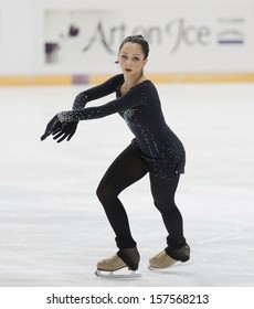 ESPOO, FINLAND - OCTOBER 6: Elizaveta Tuktamysheva Competes In Ladies Free Figure Skating Event At The Finlandia Trophy Espoo 2013 On October 6, 2013 At The Barona Arena In Espoo, Finland. 