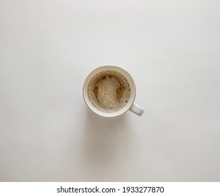 Espresso Coffee Cup On White Background