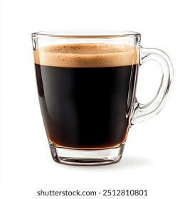 espresso coffee in a transparent cup - Powered by Shutterstock