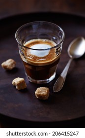 Espresso Macchiato With Brown Sugar