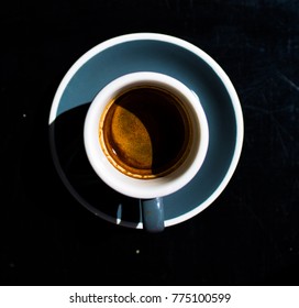 Espresso on Black Table
