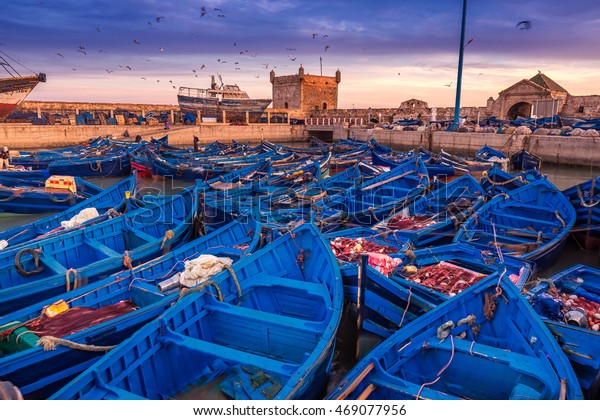 Photo De Stock De Port Dessaouira Au Maroc Photo Après