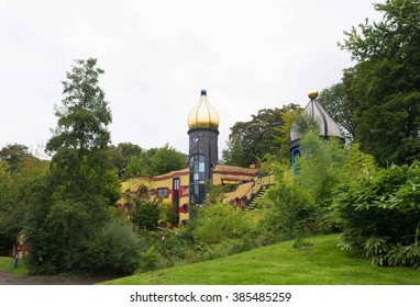 ESSEN, GERMANY - AUGUST 13, 2015: Exterior Of The Ronald McDonald House In The Grugapark