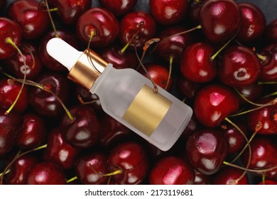 Essence For The Face Lies On The Cherry. Serum For Healthy Skin. Cosmetics Unisex. Mocap