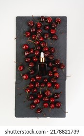 Essence For The Face Lies On The Cherry. Serum For Healthy Skin. Cosmetics Unisex. Mocap