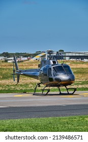 Essendon, Victoria, Australia 03-18-2022. Commercial Helicopter Operators At Essendon Airport