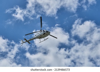 Essendon, Victoria, Australia 03-18-2022. Commercial Helicopter Operators At Essendon Airport