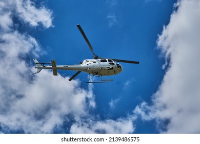 Essendon, Victoria, Australia 03-18-2022. Commercial Helicopter Operators At Essendon Airport