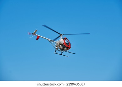 Essendon, Victoria, Australia 03-18-2022. Commercial Helicopter Operators At Essendon Airport