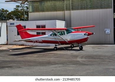 Essendon, Victoria, Australia 03272022. Light Aircraft Arriving And Departing At Essendon Airport.