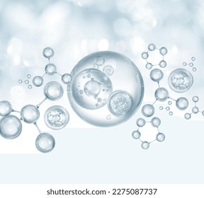 essential oil serum for cosmetics products - Shutterstock ID 2275087737