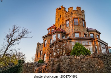 Essex County Kip S Castle Park, NJ - November 9, 2020: Kip's Castle New Jersey, USA.