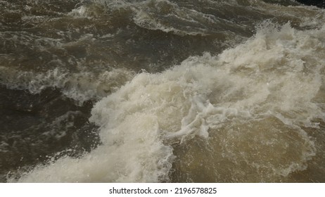 Establishing Shot Of Karerlia River On A Summer Day, Wide Photo