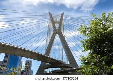 Estaida Bridge In Sao Paulo, Brazil