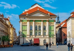 Estates Theatre (Stavovske Divadlo) In Prague Old Town, Czechia