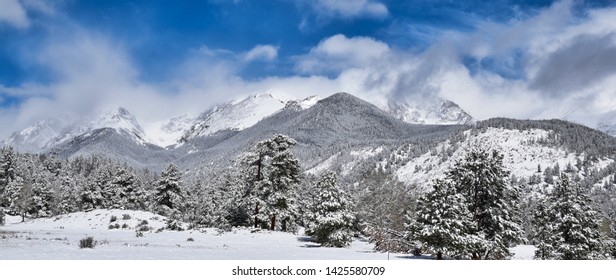 Estes Park Colorado Winter USA