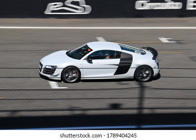 ESTORIL, PORTUGAL - SEPTEMBER 6, 2017: Audi R8 GT On Circuito Do Estoril