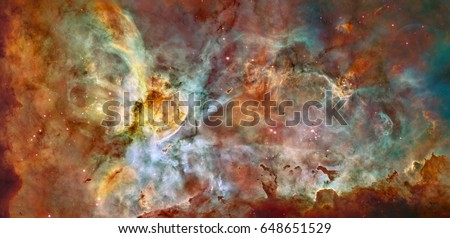 Eta Carinae Nebula in the constellation Carina, located in the Carina-Sagittarius Arm. Elements of this image furnished by NASA.