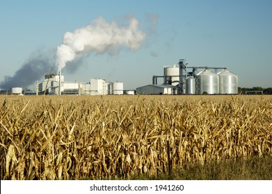 An Ethanol Production Plant In South Dakota.