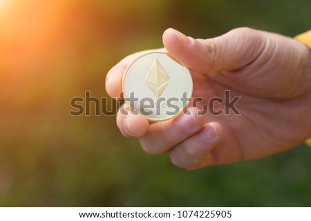 Ethereum in hand