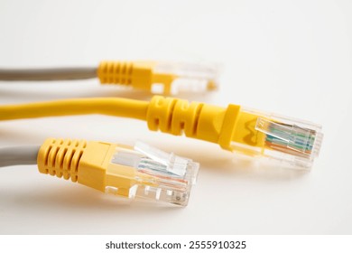 Ethernet cable for connect to wireless router link to internet service provider network.