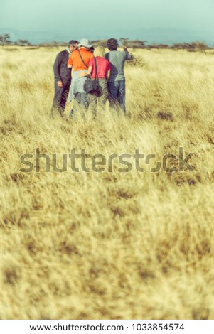 Family walking Playing