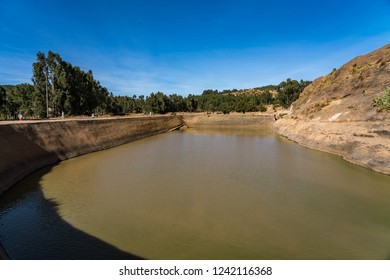 Ethiopia, Axum, The Ruins Of The Baths Of The Queen Of Saba