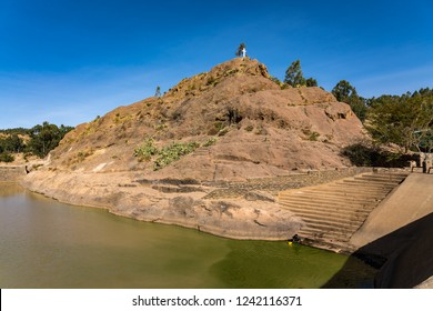 Ethiopia, Axum, The Ruins Of The Baths Of The Queen Of Saba