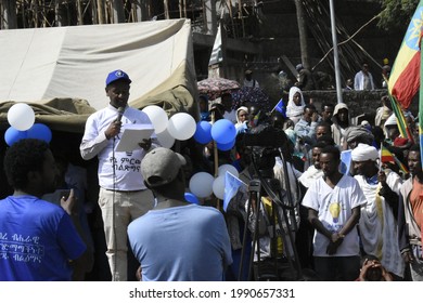 Ethiopia, Lalibela - 14 June 2021: The Rally In Support Of The Prosperity Party Government Ahead Of The Elections