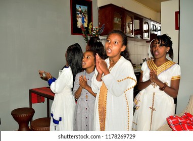 Ethiopian New Year Celebration, 11 September 2018, Addis Ababa,Ethiopia 