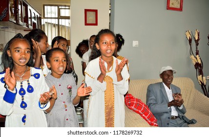 Ethiopian New Year Celebration, 11 September 2018, Addis Ababa,Ethiopia 