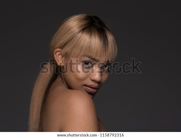 Ethnic African Black Skin Beauty Woman Stock Photo Edit Now