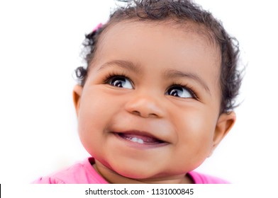 Ethnic Baby Girl Smiling