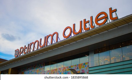 Etimesgut, Ankara / Turkey - 18.10.2020: Optimum Outlet Bilboard 