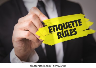 Etiquette Rules