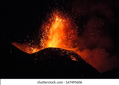 Etna eruption 15 December