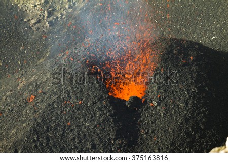 etna eruption 2012 stock photo edit now 375163816 shutterstock