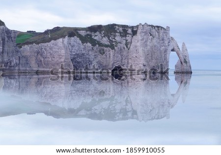 Etretat cliffs, Normandie, Manche, France
