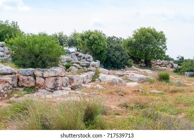 Etri Ruins Near Beit Shemesh, Village From The Second Temple Period. Israel