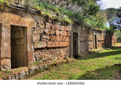 Etruscan Necropolis Of Cerveteri, Italy