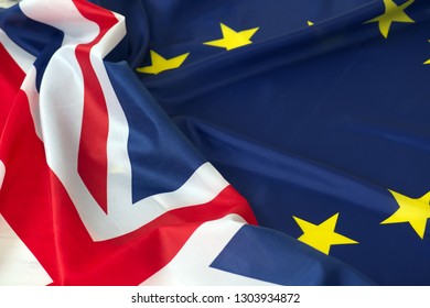 Eu And Uk Flag Brexit