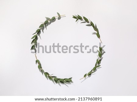 Similar – 8 with green flowers and leaves