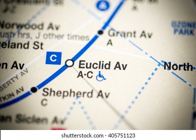 Euclid Av. Eigth Avenue Line. NYC. USA