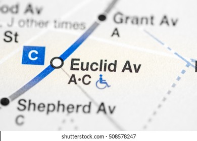 Euclid Av. Eigth Avenue Line. NYC. USA