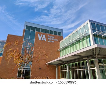 Eugene, OR, 11/7/19: Veteran Affairs Building Facade And Sign