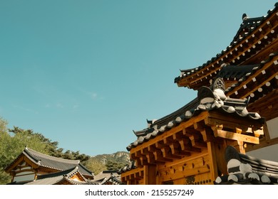 Eunpyeong Hanok Village, Korean traditional house in Seoul, Korea - Shutterstock ID 2155257249